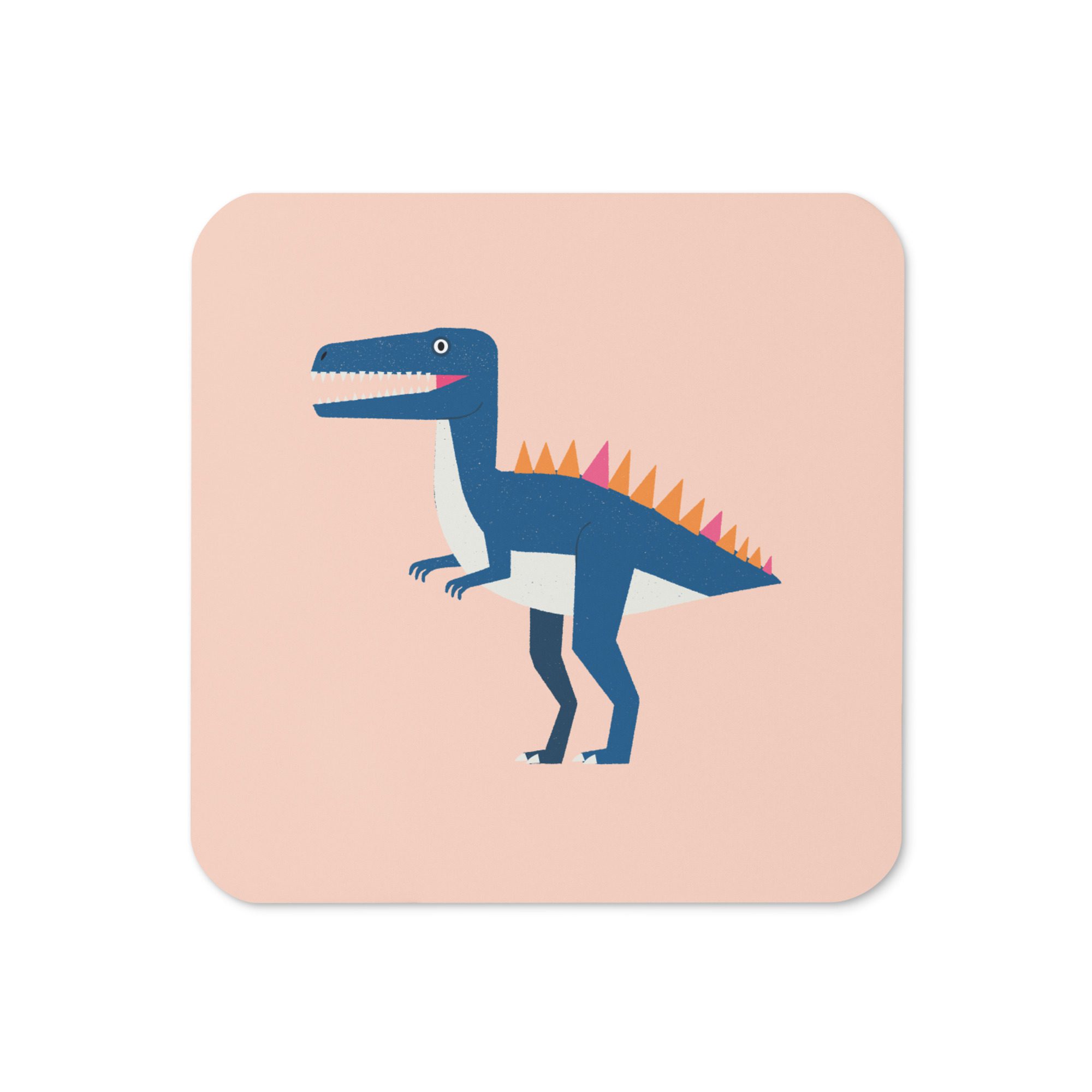 Dinosaur T-Rex Cork-back coaster