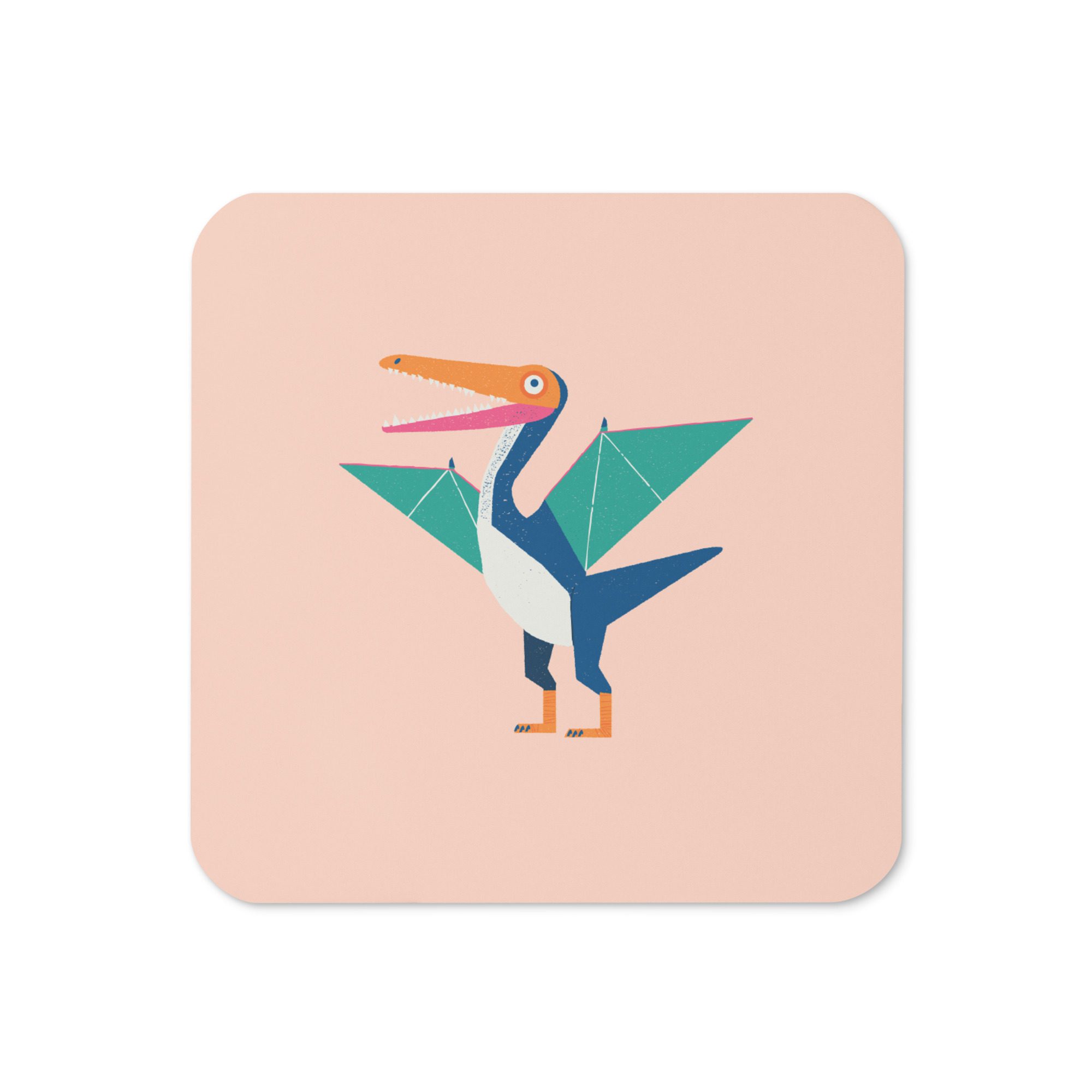 Dinosaur Pterodactyl Cork-back coaster