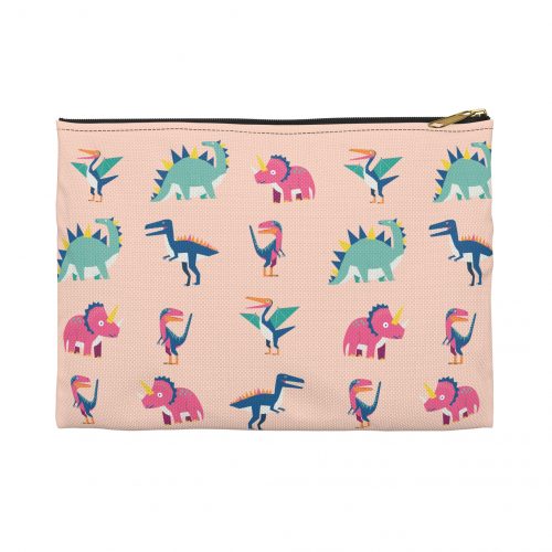 Dinosaur Pattern Accessory Pouch