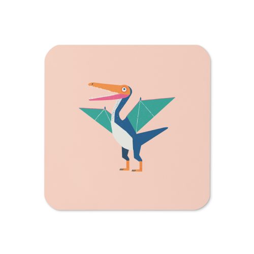 Dinosaur Pterodactyl Cork-back coaster