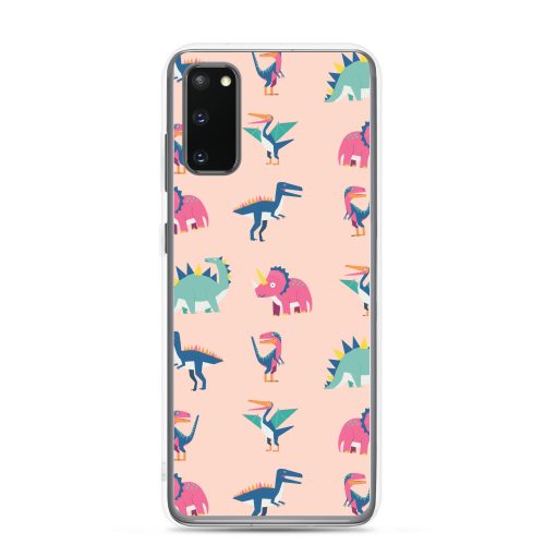Dinosaurs Pattern Clear Case for Samsung