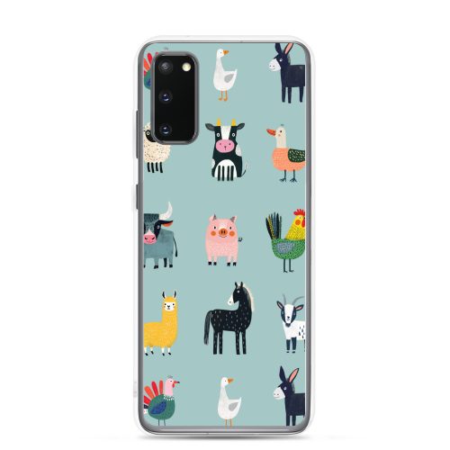 Farm Animals Clear Case for Samsung