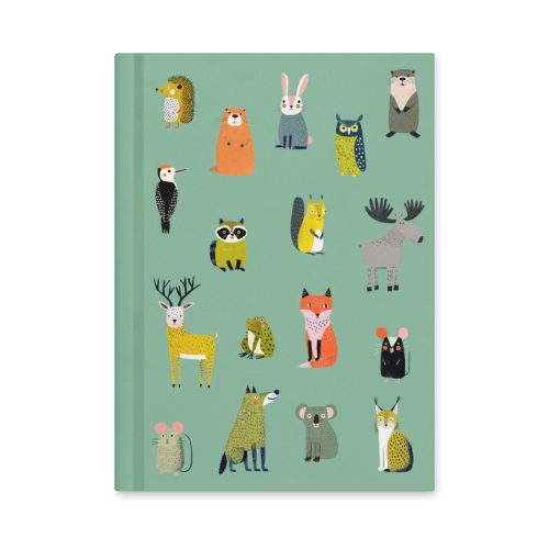 Forest Animals Pattern Notebook