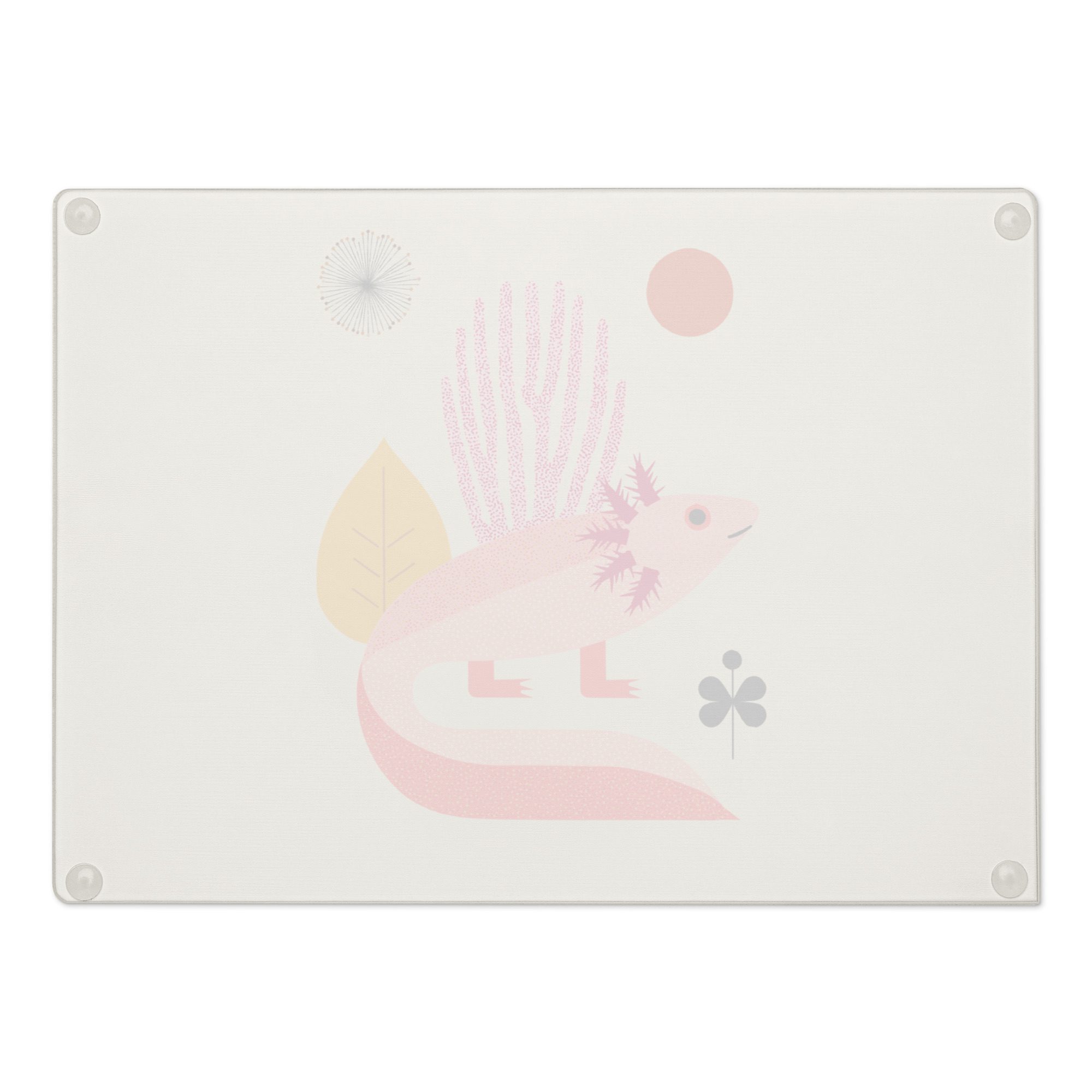 Axolotl glass cutting board - Image 2