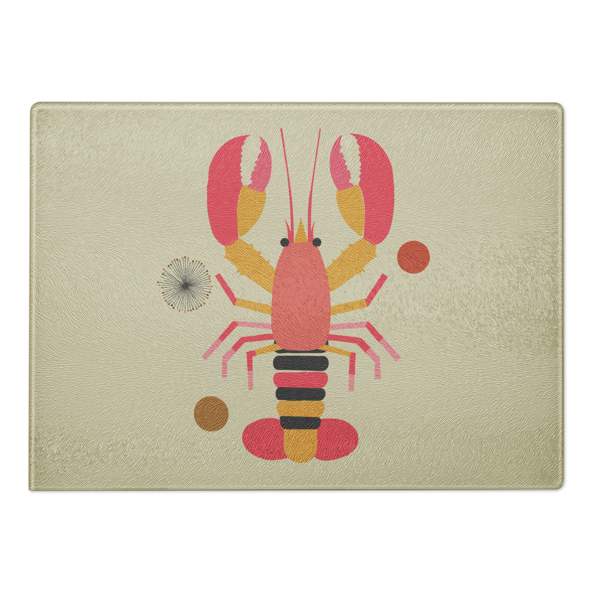 Lobster glass cutting board