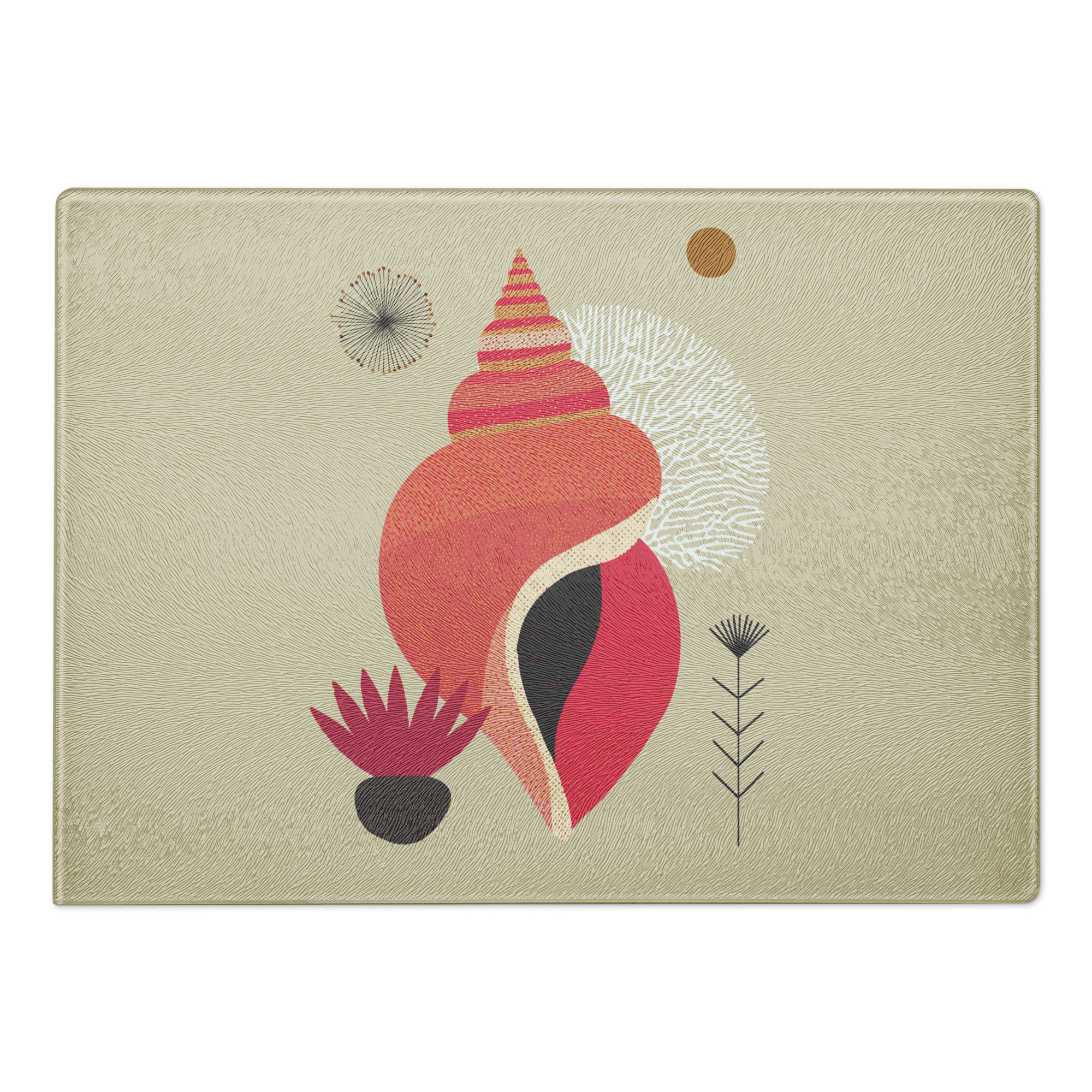 Whelk glass cutting board