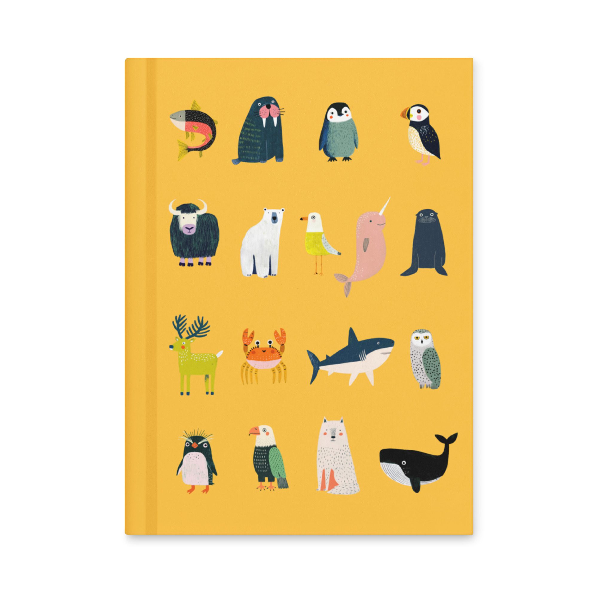 Artic Animals Pattern Notebook