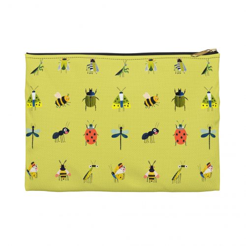 Insects Pattern Accessory Pouch