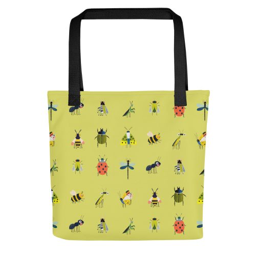 Insects Pattern Tote Bag