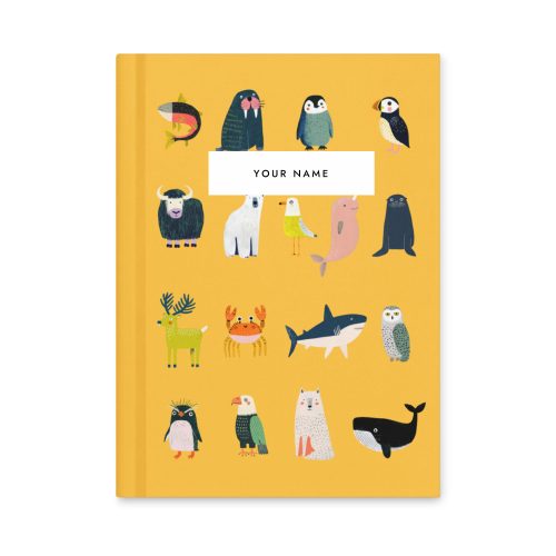 Personalise Arctic Animals Notebook