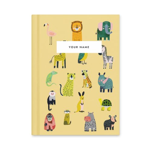 Personalise Bird Pattern Notebook
