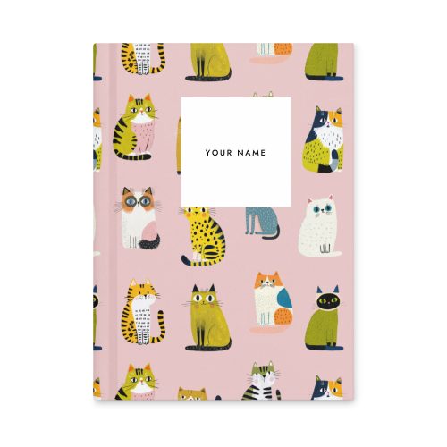 Personalise Bird Pattern Notebook