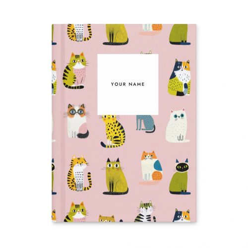 Personalise Cute Cats Notebook