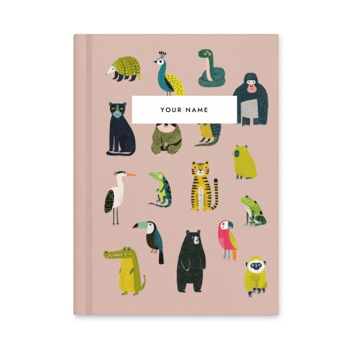 Personalise Jungle Animals Notebook