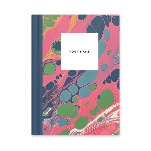Personalise Marble Pattern Notebook 14