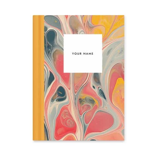 Personalise Marble Pattern Notebook 16