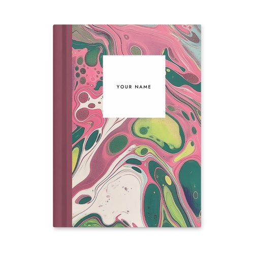 Personalise Marble Pattern Notebook 6