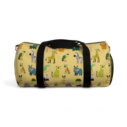 Safari Animals Pattern Duffel Bag