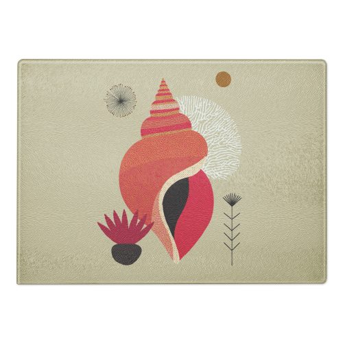Whelk glass cutting board