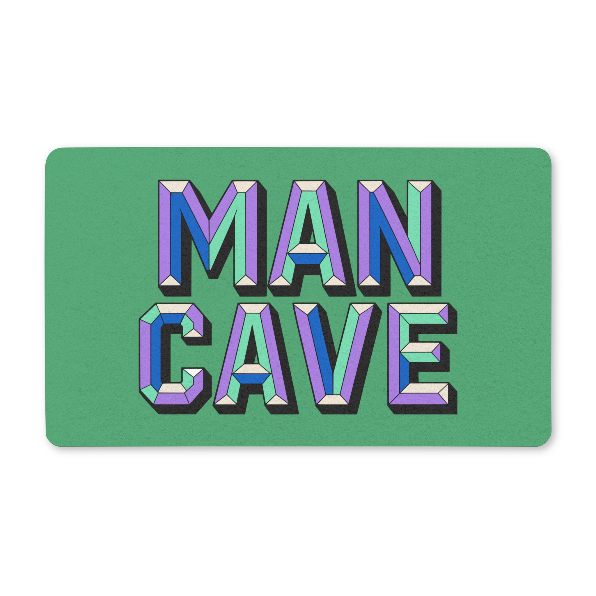 Man Cave Polyester Doormat