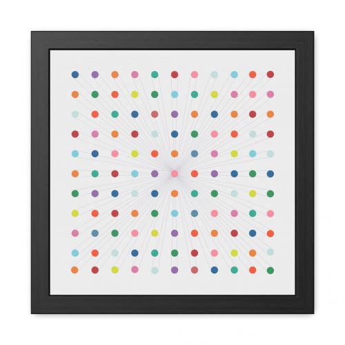 Dots Framed Art Print