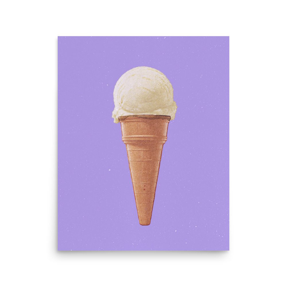 Ice-Cream Art Print