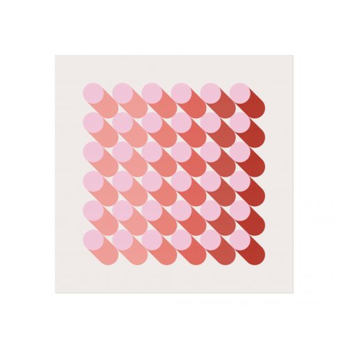 Isometric Circles Art Print