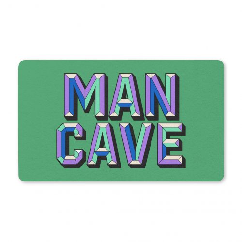 Man Cave Polyester Doormat