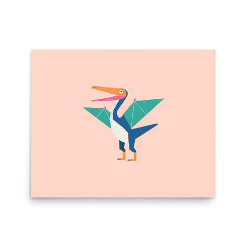 Pterodactyl Dinosaur Art Print