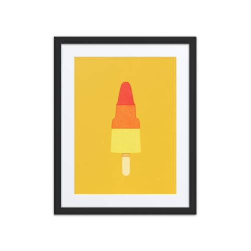 Rocket Lolly Framed Art Print