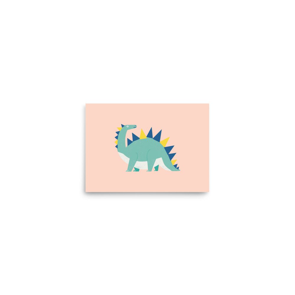 Stegosaurus Dinosaur Art Print
