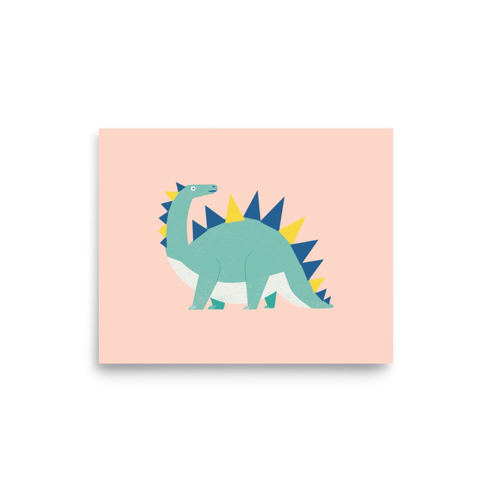 Stegosaurus Dinosaur Art Print