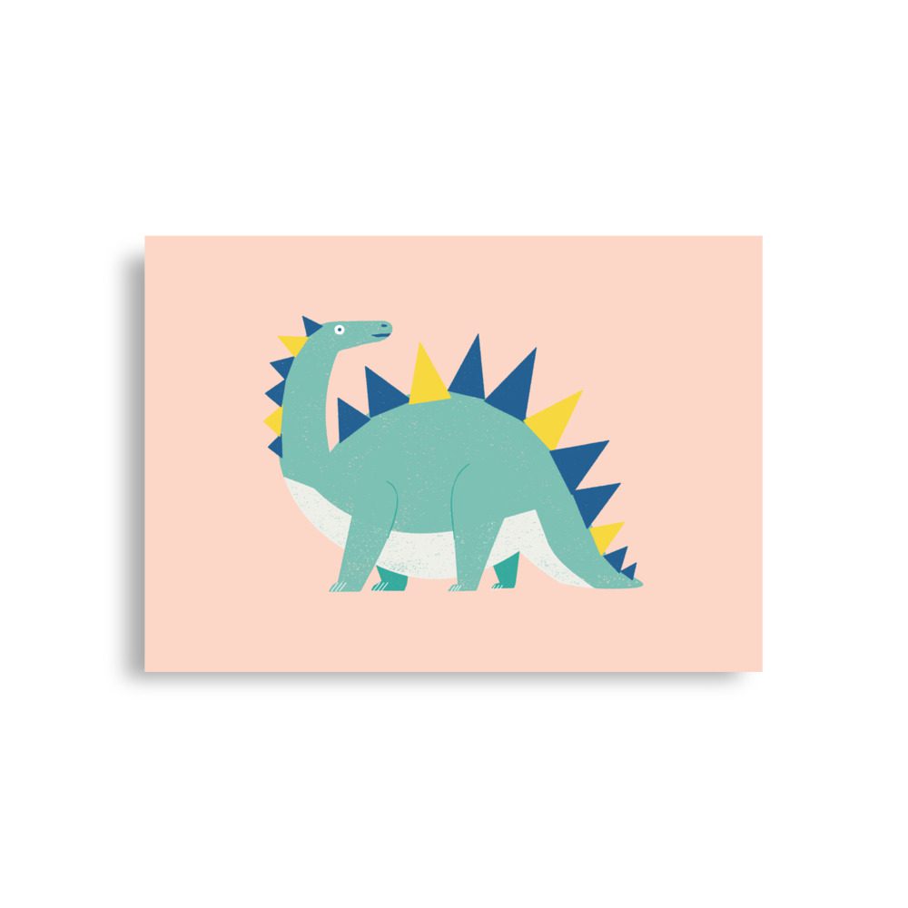 Stegosaurus Dinosaur Art Print