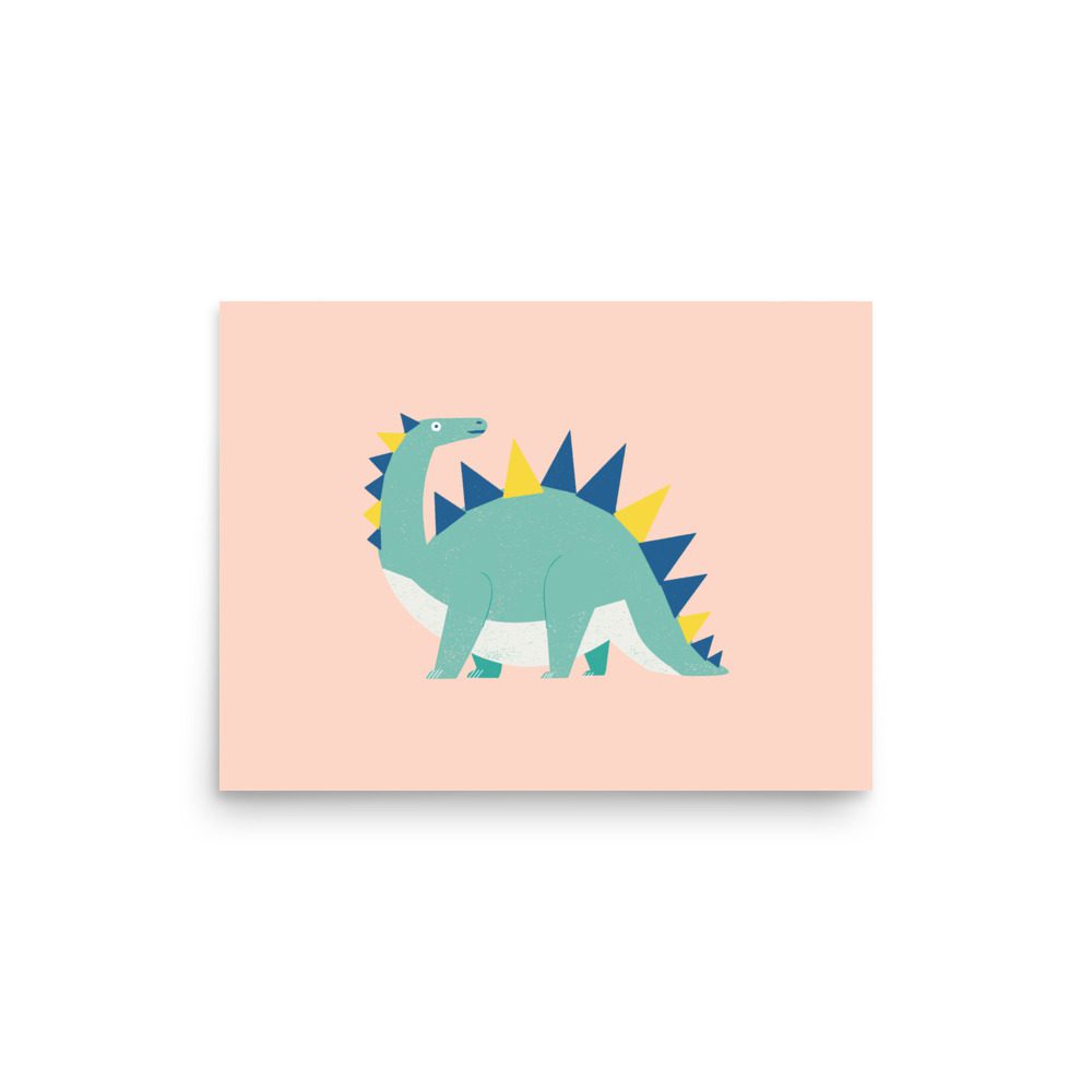 Stegosaurus Dinosaur Art Print