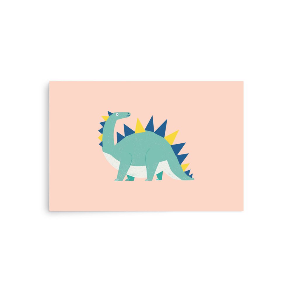 Stegosaurus Dinosaur Art Print